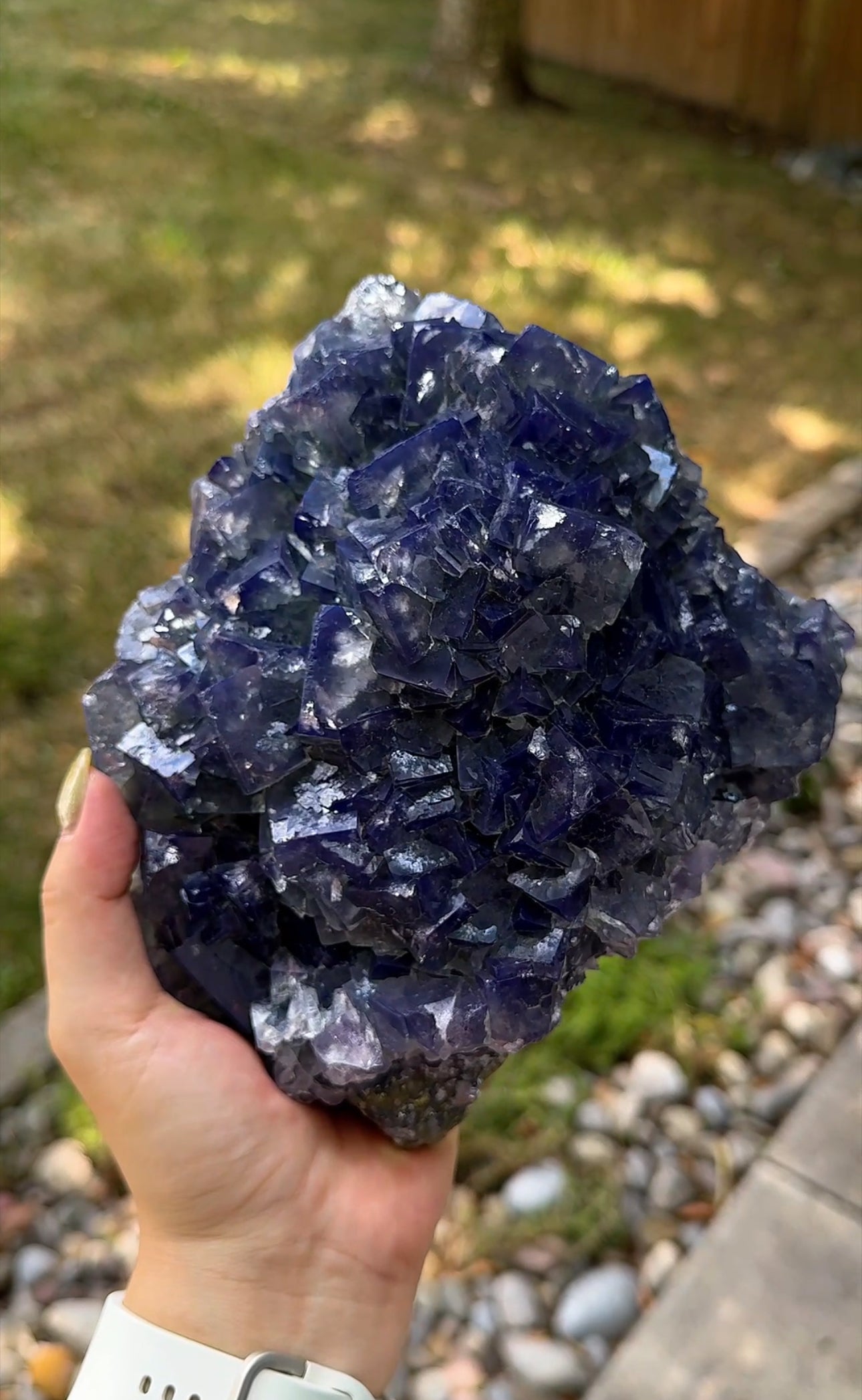 Nigerian Fluorite - Color changing
