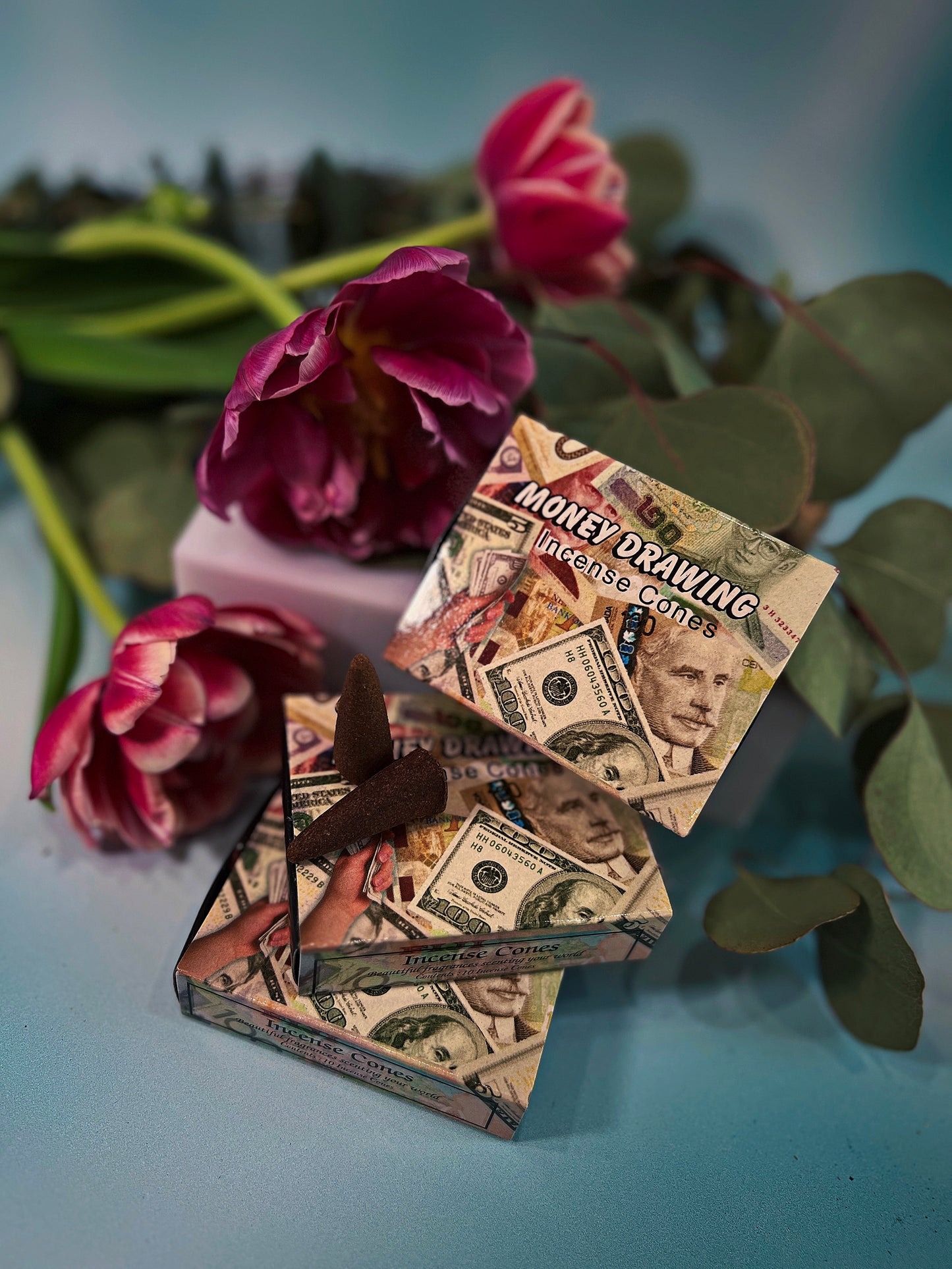 Money incense cones
