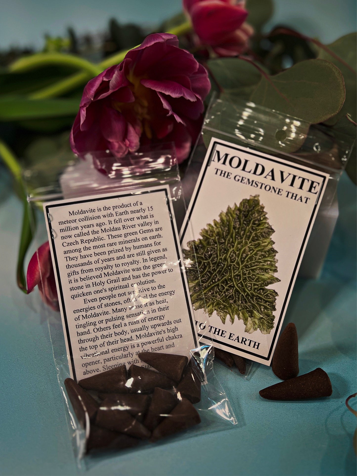 Moldavite incense