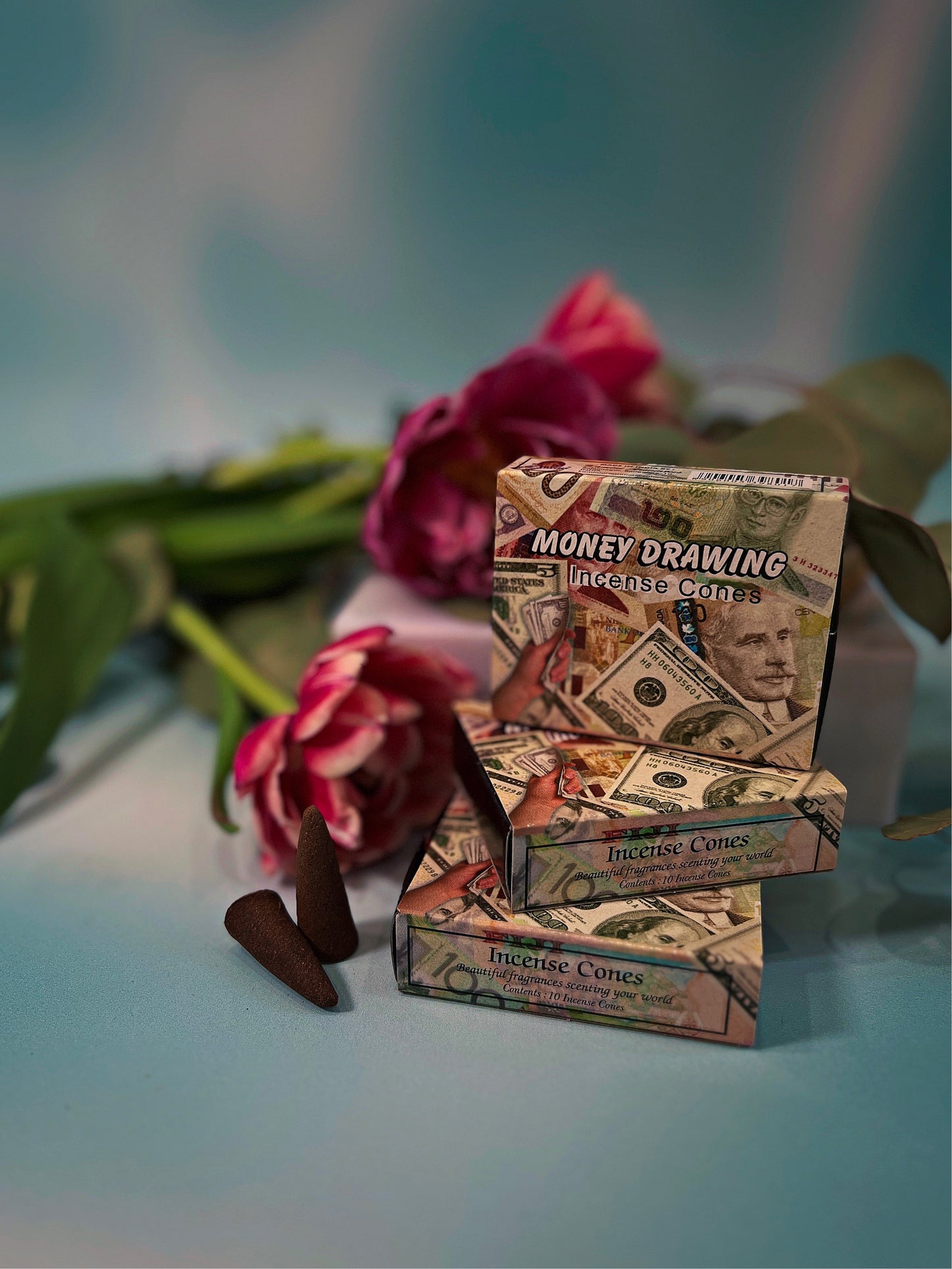 Money incense cones