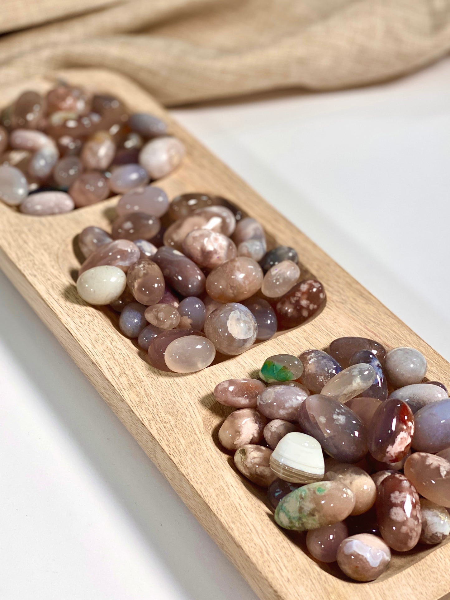 Flower Agate tumble