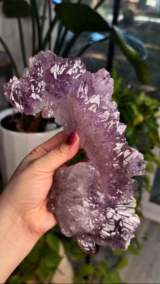 Amethyst “Flower” + Goethite