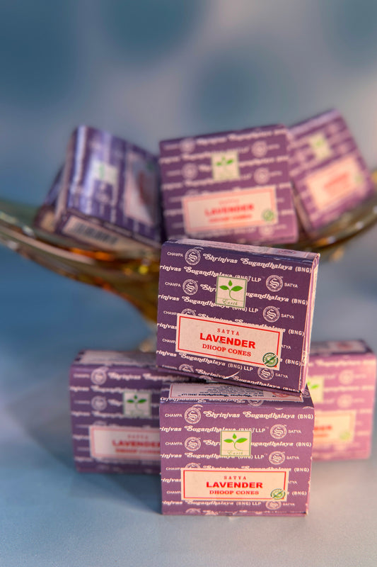 Lavender incense cones