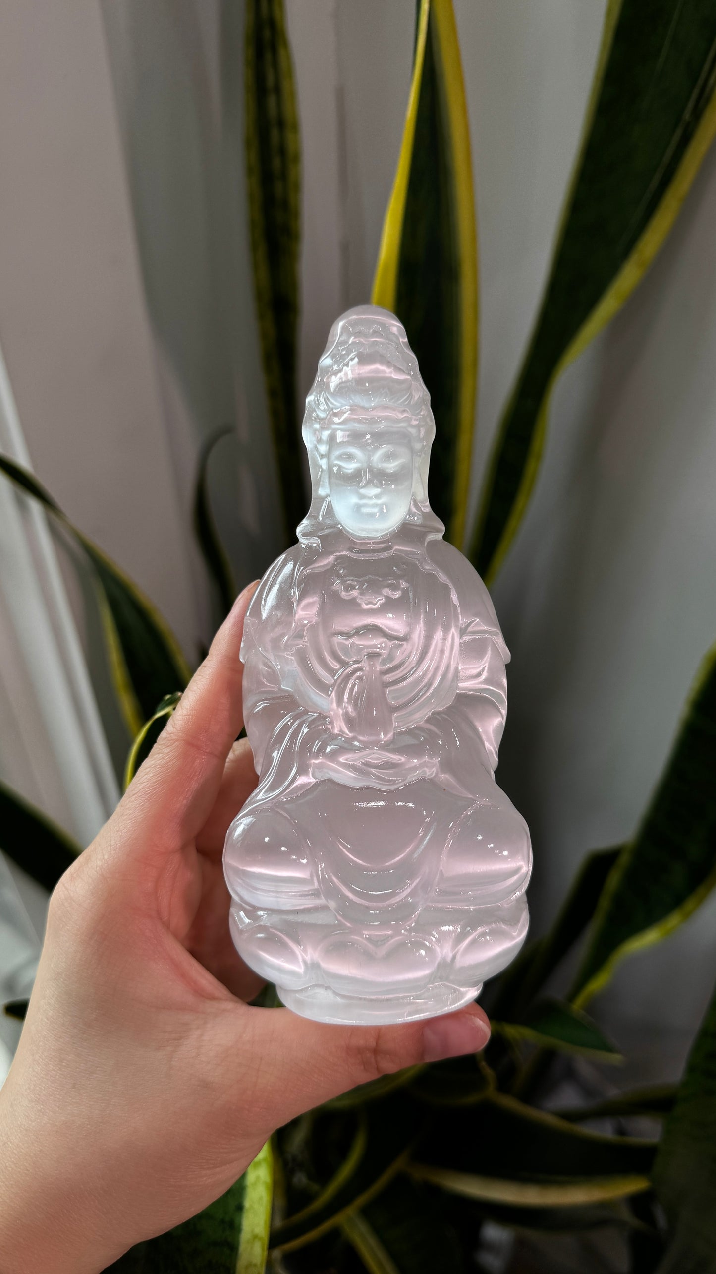 Satin Spar Kuan Yin