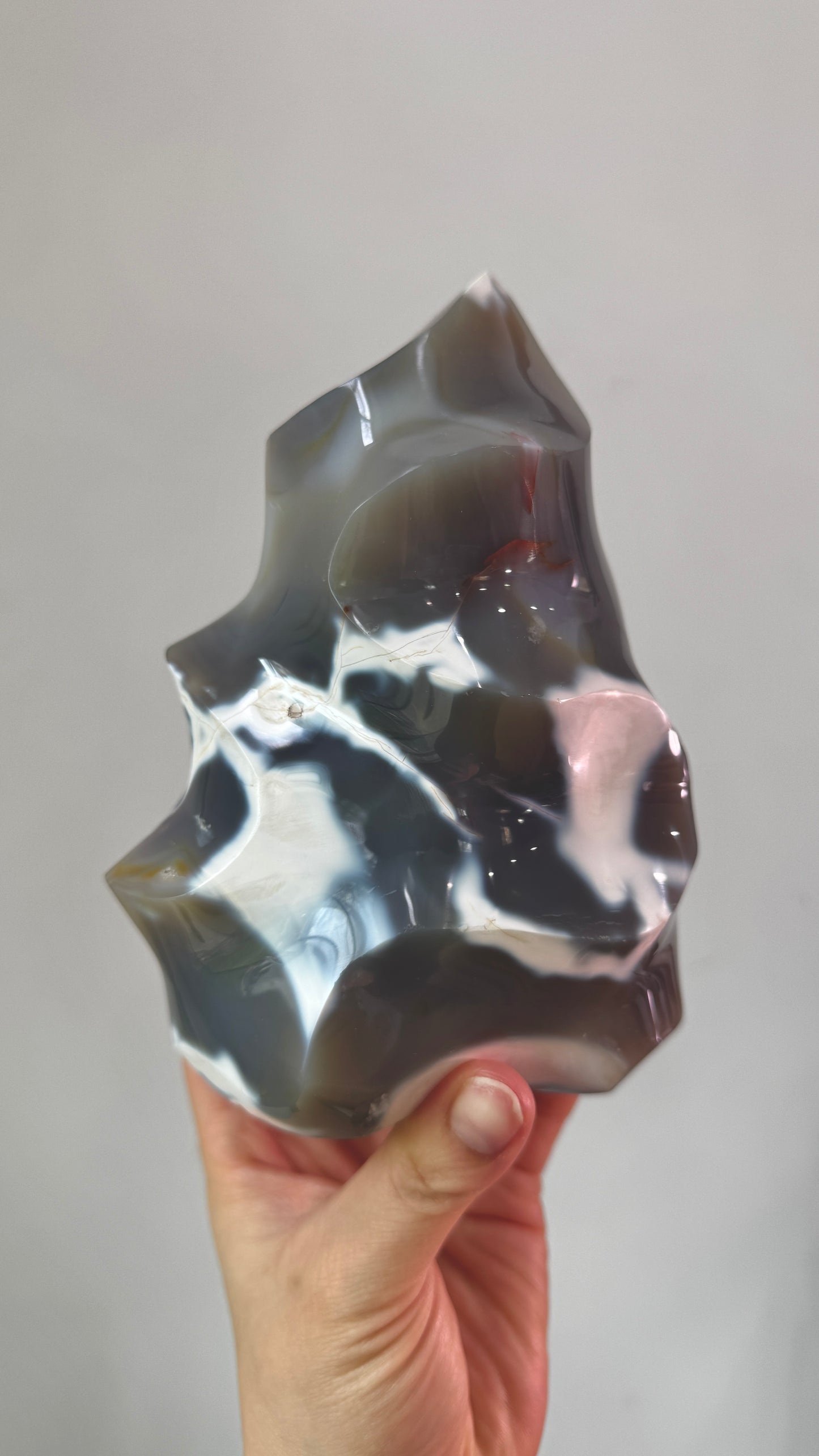 Orca Agate Flame