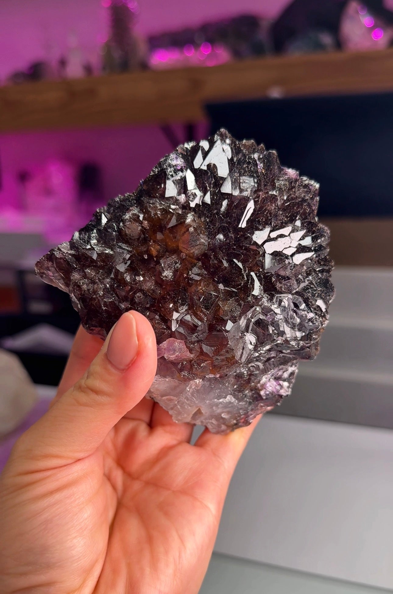 Amethyst “Flower” & Goethite