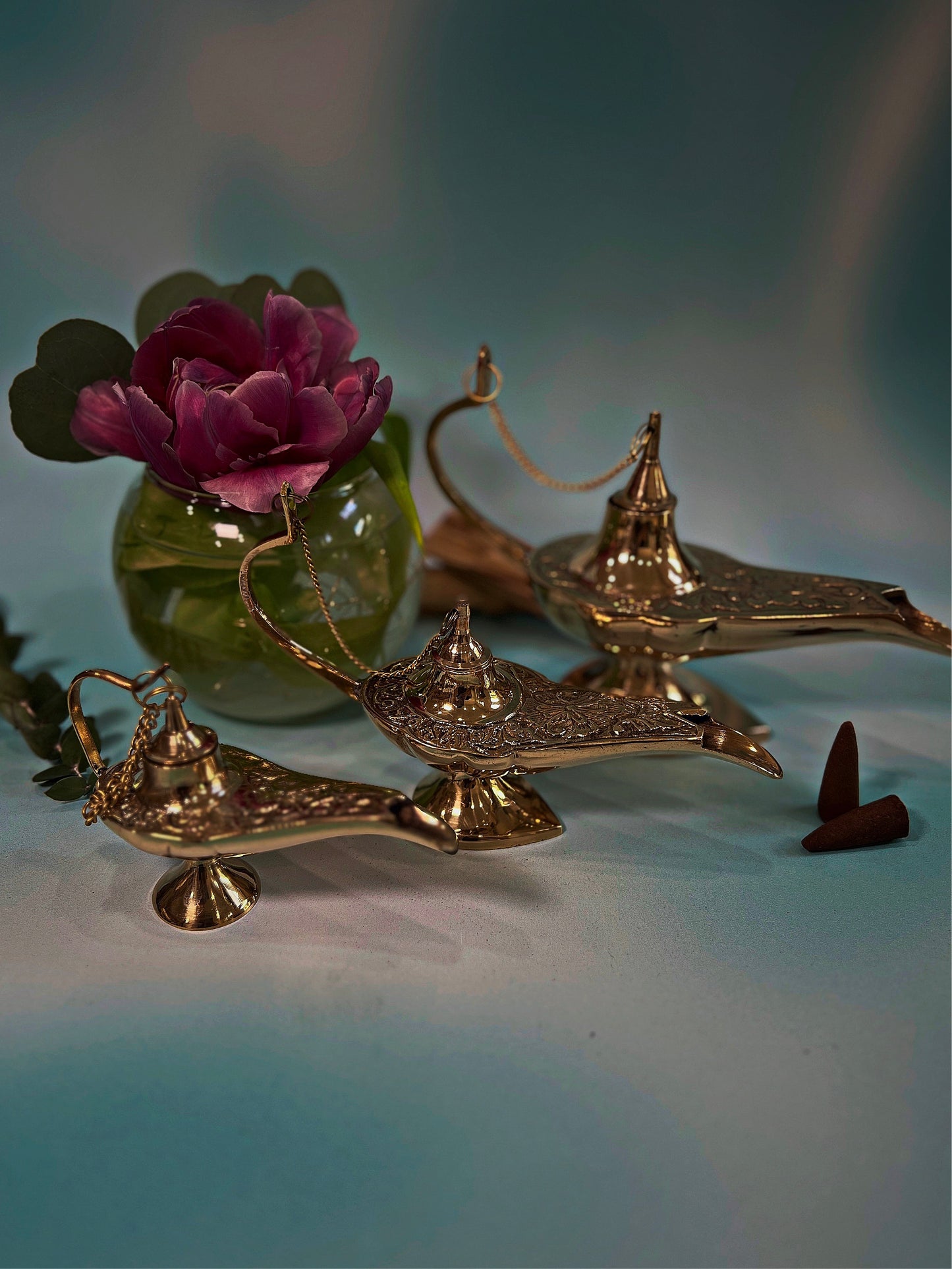 Genie flower lamp burner