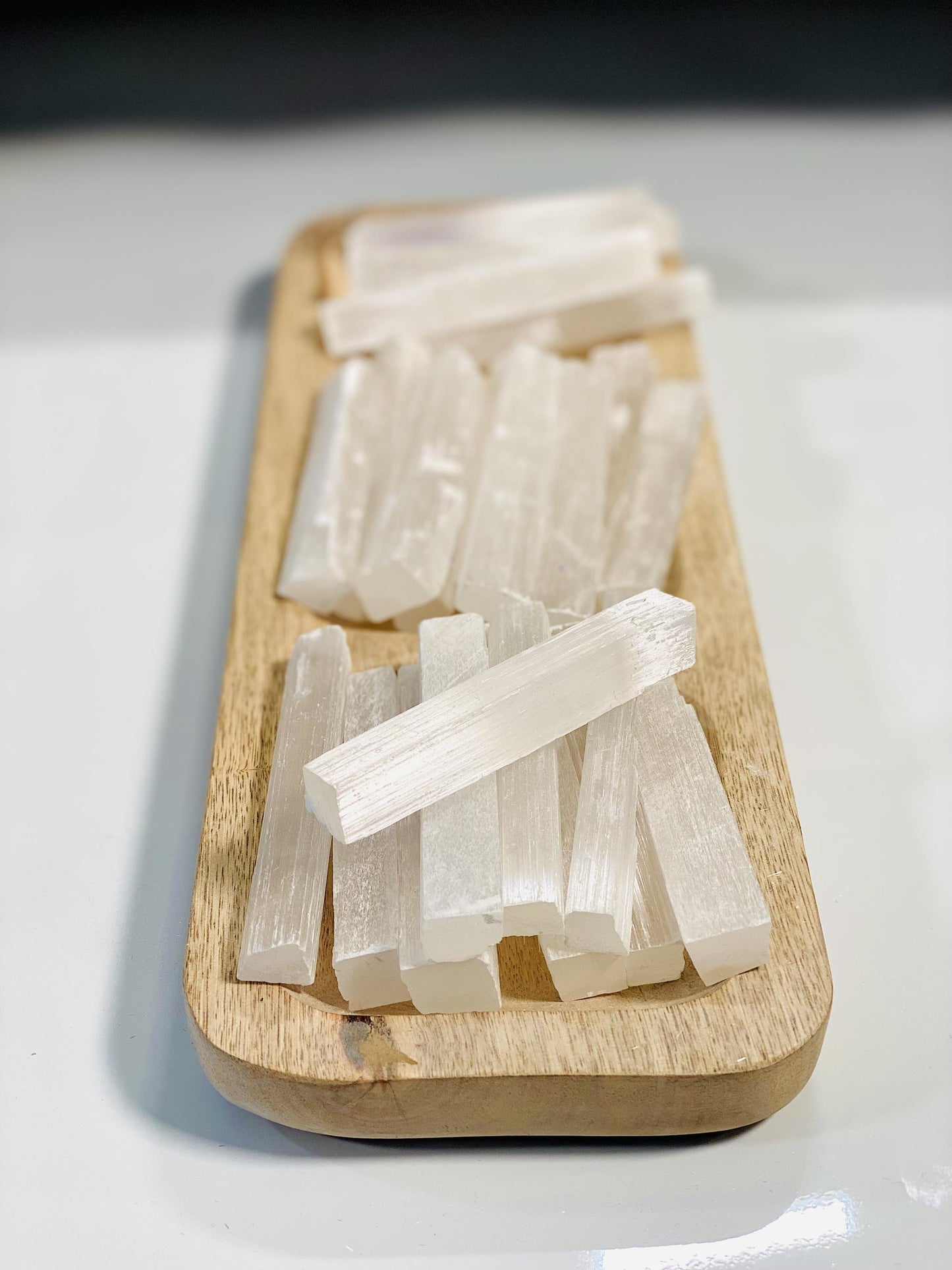 Selenite stick (Satin spar)