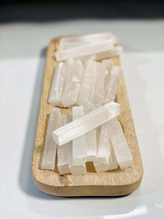 Selenite stick (Satin spar)