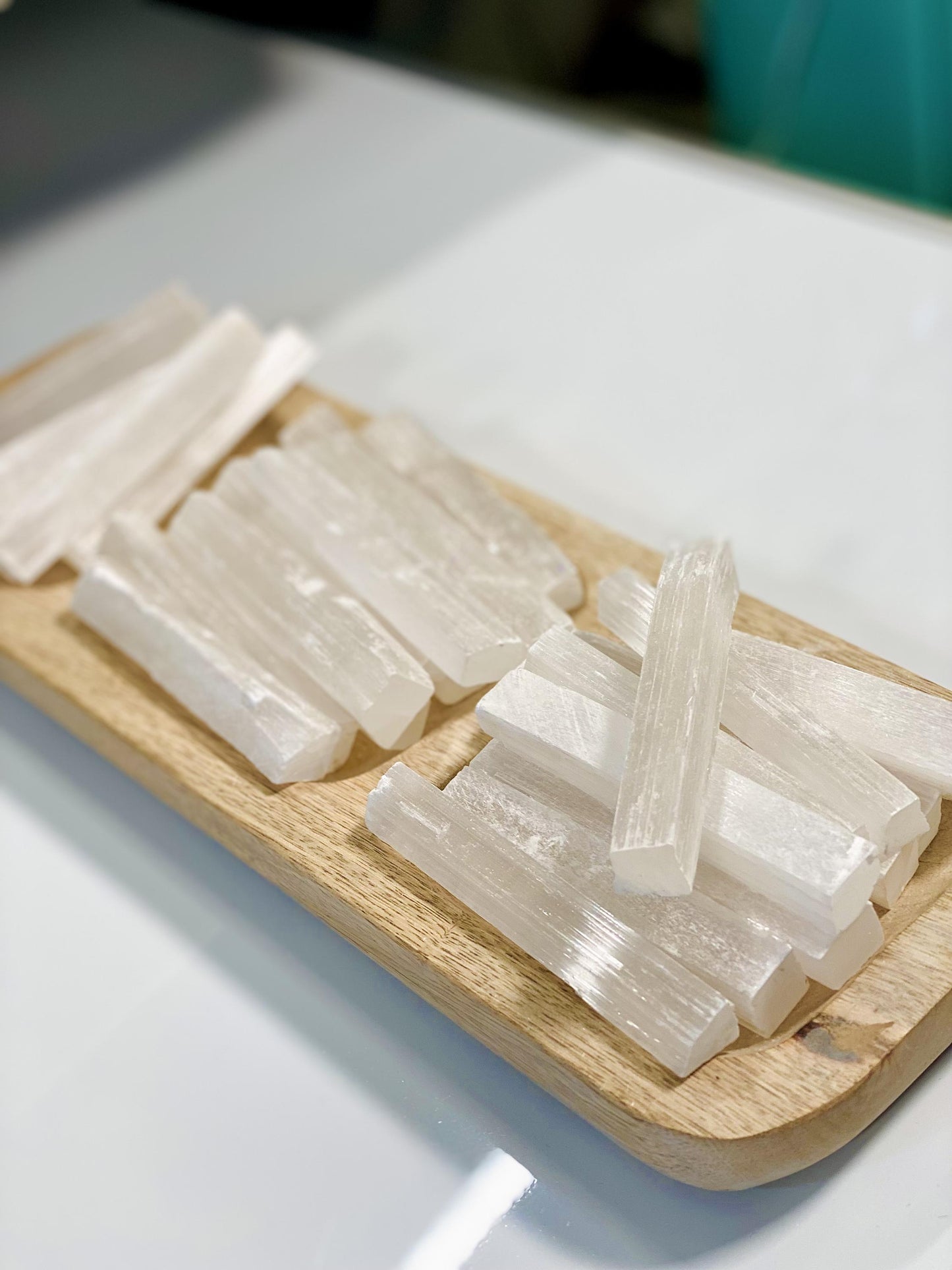 Selenite stick (Satin spar)