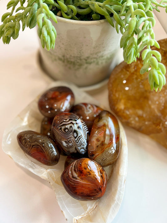 Sardonyx Palm Stone